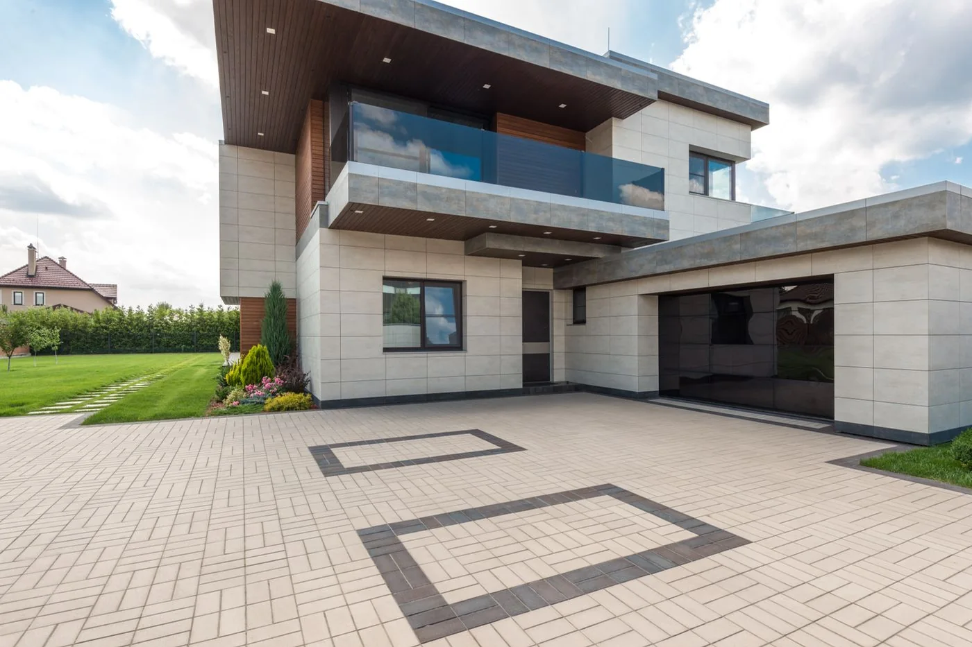 Vivienda con jardín, imagen ilustrativa